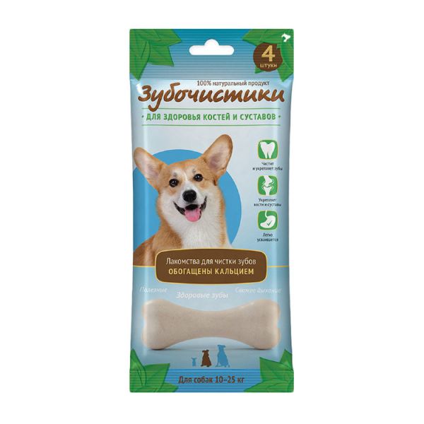 Calcium toothpicks for medium breed dogs (4 pcs.) 90g