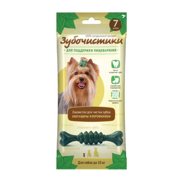 Toothpicks "Mint" for small breed dogs (7 pcs.) 60g