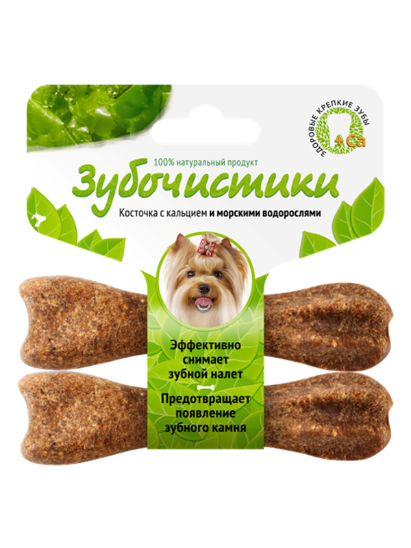 Toothpicks for small breed dogs with seaweed flavor 38g