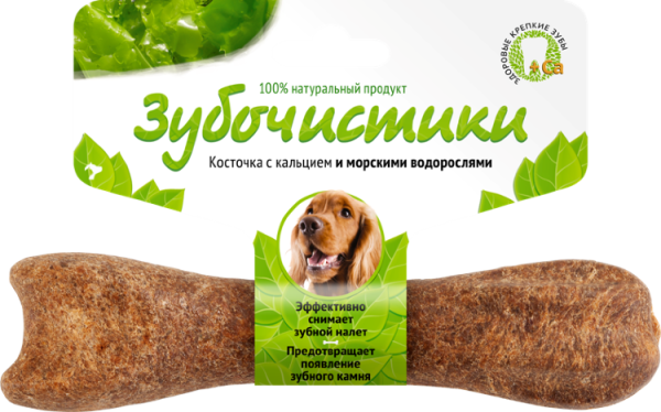 Toothpicks for dogs of medium breeds with seaweed flavor 95g