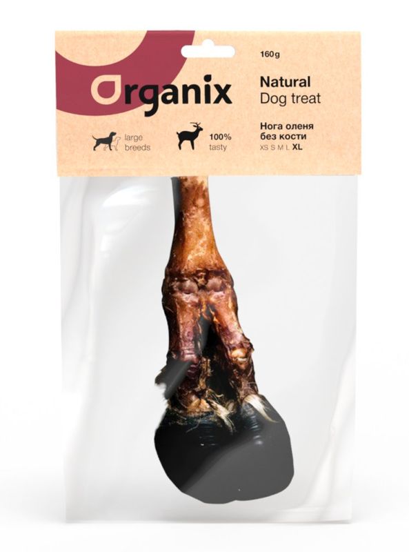 ORGANIX Premium treat deer leg without bone XL