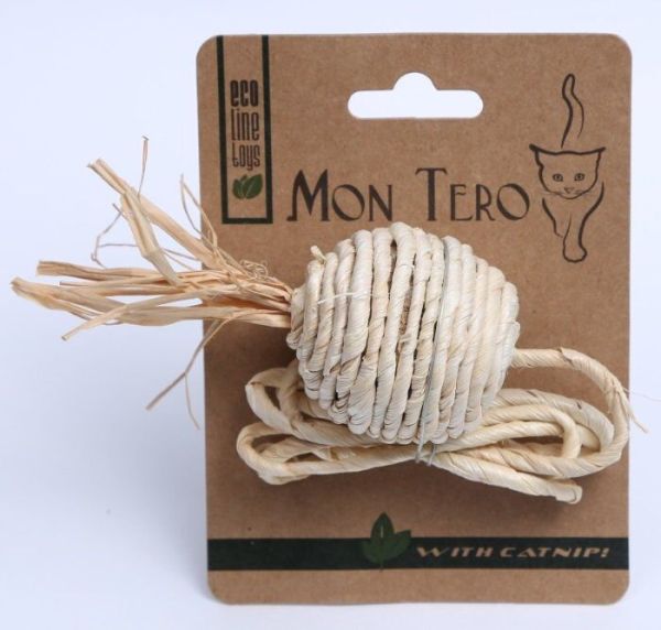 MON TERO ECO cat toy ball with tail