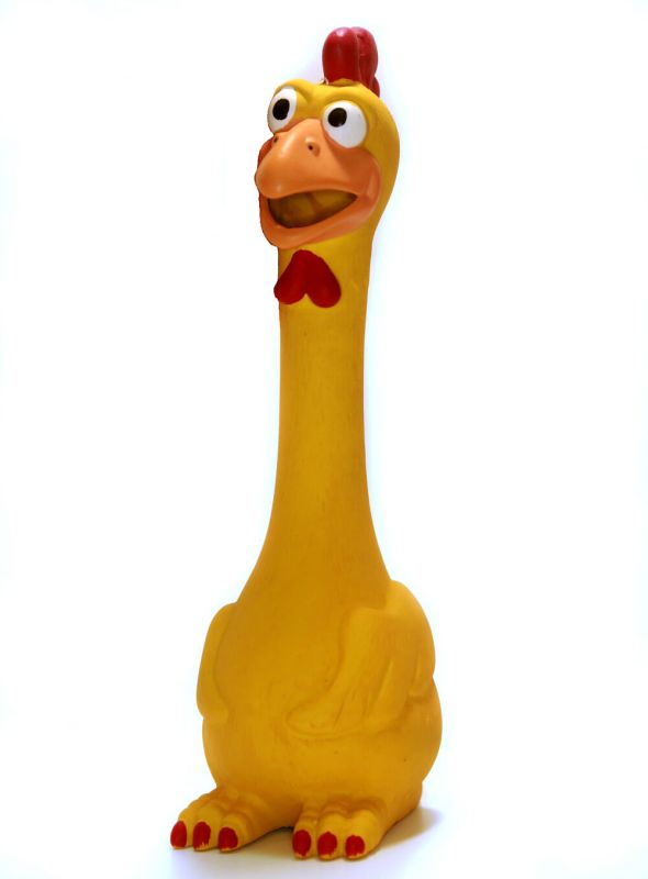 HOMEPET Dog toy Rooster with squeaker latex 29.5cm