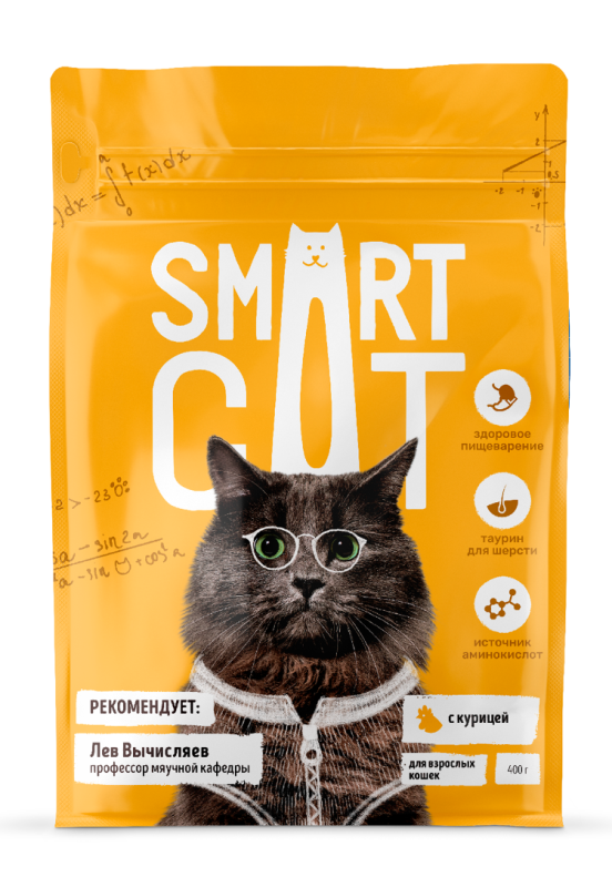 SMART CAT Dry food for adult cats with chicken