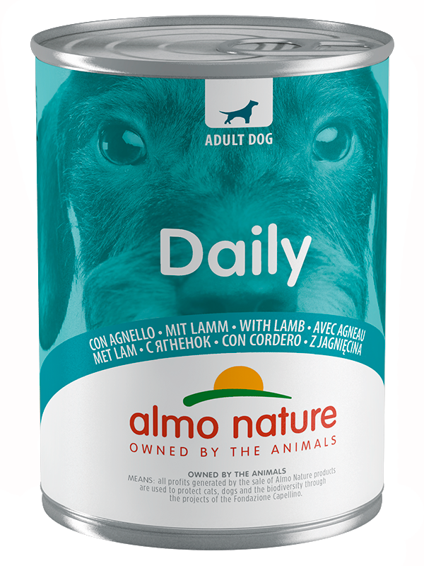ALMO NATURE canned food for dogs "Menu with Lamb" Daily Menu - Lamb 24x400g