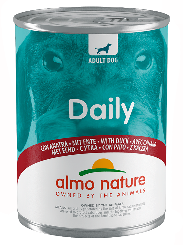 ALMO NATURE canned food for dogs "Menu with Duck" Daily Menu - Duck 24x400g