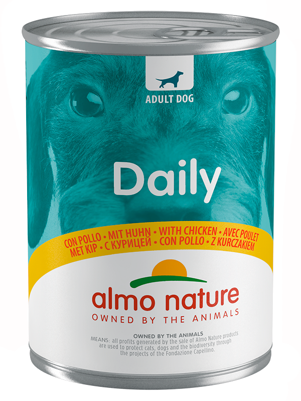 ALMO NATURE canned food for dogs "Menu with chicken" Daily Menu - Chicken 24x400g