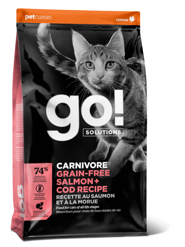 GO Grain-Free for Kittens and Cats with Salmon and Cod (GF Salmon + Cod Recipe for Cats)