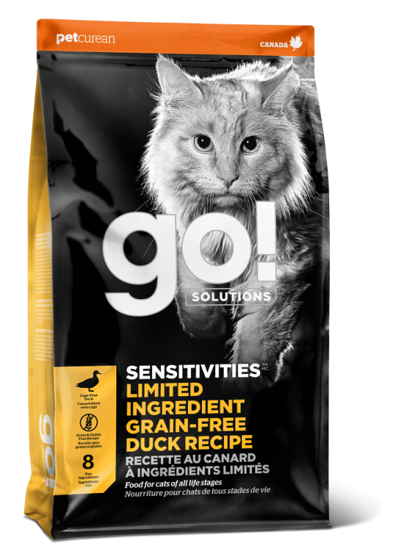 GO Grain-free for kittens and cats with senses. digestion with fresh duck (Grain Free Duck Recipe)