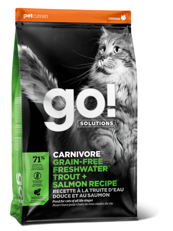 GO Grain-free for Kittens and Cats with Sensitive Digestion: Trout, Salmon (GF Trout + Salmon)