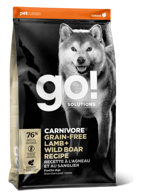 GO Grain-Free for Dogs of all ages with Lamb and Wild Boar (GF Lamb + Wild Boar Recipe)