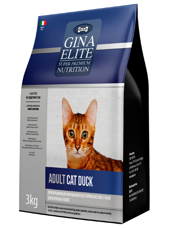 GINA ELITE Cat Duck cat food with Duck