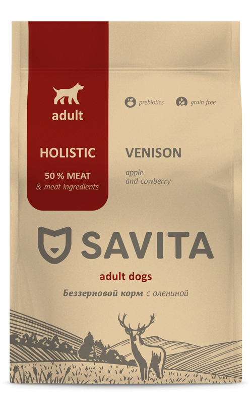 SAVITA for dogs with venison