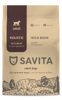 SAVITA for SMALL breed dogs with wild boar meat, dry food