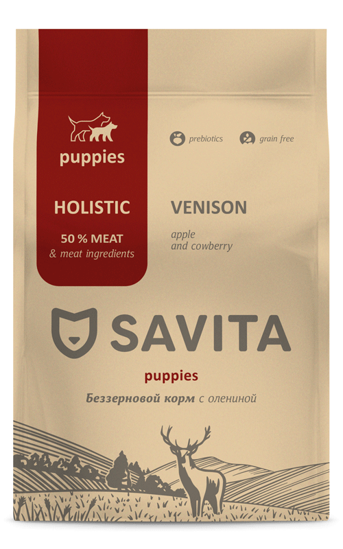 SAVITA for puppies with venison