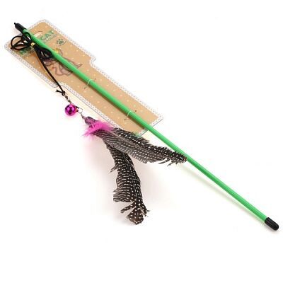 HOMECAT 46cm Cat Toy Teaser Feather Fishing Rod with Bell
